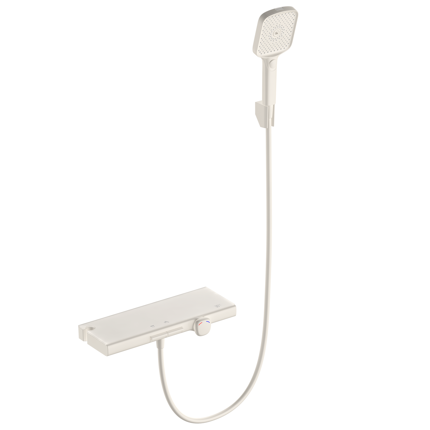 Ensemble de douche thermostatique WasserKraft numérique Blanc